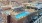 a high angle view of building pool