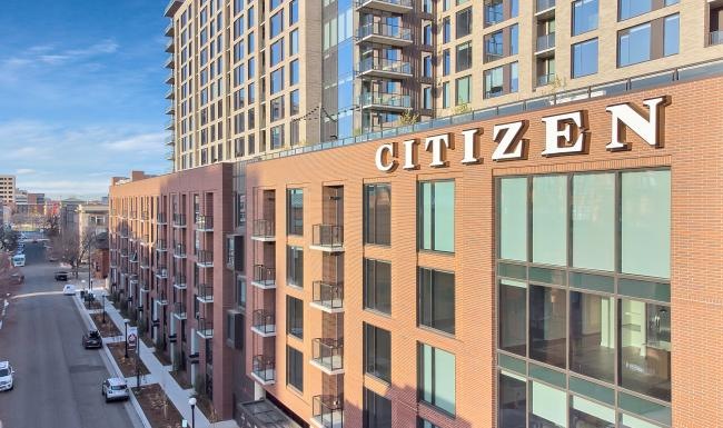 Find your perfect fit at Citizen front view of the  building sign